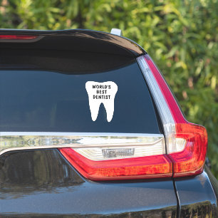 Weltweiter Best Dentist Vinyl Aufkleber für Auto &