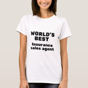 Weltweiter Best Insurance Sales Agent T-Shirt