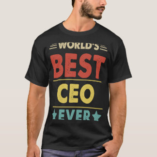 Weltweiter bester CEO je 1 T-Shirt