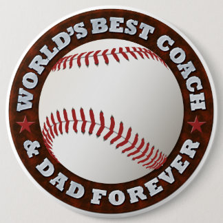 Weltweiter Bester Coach & Vater 1 Button