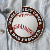 Weltweiter Bester Coach & Vater 1 Button (Beispiel)