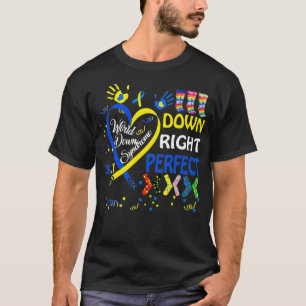 Weltweiter Down-Syndrom-Tag-Bewusstseinssocken T T-Shirt