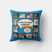 Weltweiter Husband-Spaß - Coole Fotosammlung Kissen (Rückseite)
