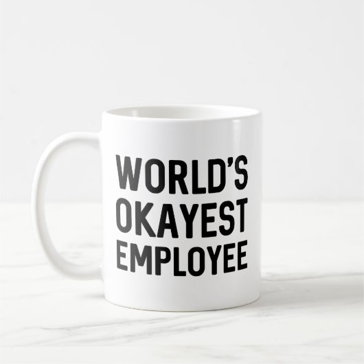 Weltweiter Mitarbeiter Kaffeetasse (Links)