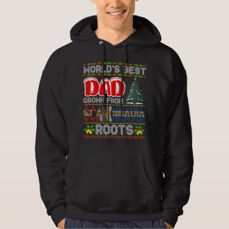 Weltweiter Papa aus Skandinavien Wurzeln Weihnacht Hoodie