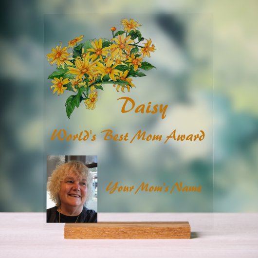 Weltweiter Preis für beste Mama Acrylschild (Neutral)