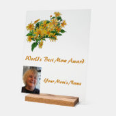 Weltweiter Preis für beste Mama Acrylschild (Winkel)