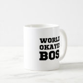 Weltweiter Superboss Kaffeetasse (VorderseiteRechts)