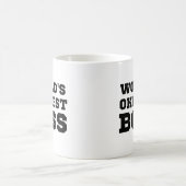 Weltweiter Superboss Kaffeetasse (Mittel)