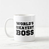 Weltweiter Superboss Kaffeetasse (Links)