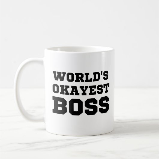 Weltweiter Superboss Kaffeetasse (Links)