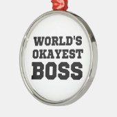 Weltweiter Superboss Ornament Aus Metall (Links)