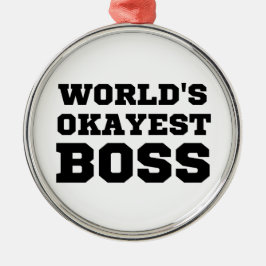 Weltweiter Superboss Ornament Aus Metall