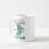 Weltweiter Superstar Pickleball-Spieler-Fun-Pickle Kaffeetasse (Vorderseite Links)