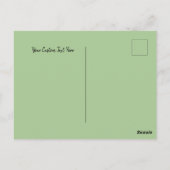 Weltweiter Tag der Erderwärmung Postkarte (Rückseite)