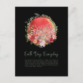 Weltweiter Tag der Erderwärmung Postkarte (Vorderseite)