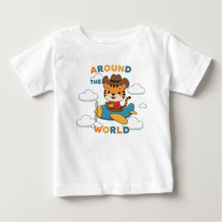 Weltweiter Tiger Baby T-shirt