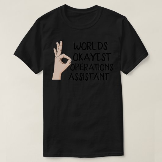 Weltweiter Tokest Operations Assistant T-Shirt (Design vorne)
