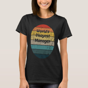 Weltweiter Top-Manager Vintag Sunset 60er 70er T-Shirt