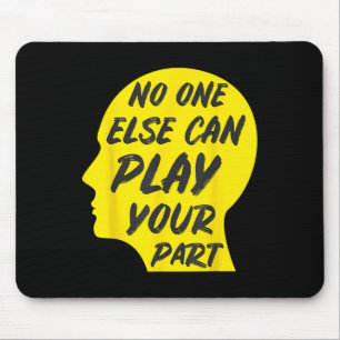 Weltweites Bewusstsein für Suizidprävention Gelb Mousepad