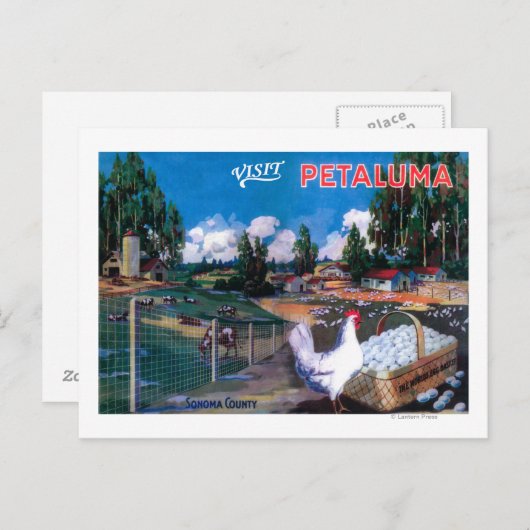 Weltweites Eierkörbchen-Poster Postkarte (Vorne/Hinten)