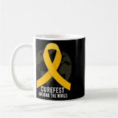 Weltweites Kinderkrebsrennen Kaffeetasse (Links)