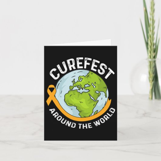 Weltweites Kinderkrebsrennen Karte (Vorderseite)