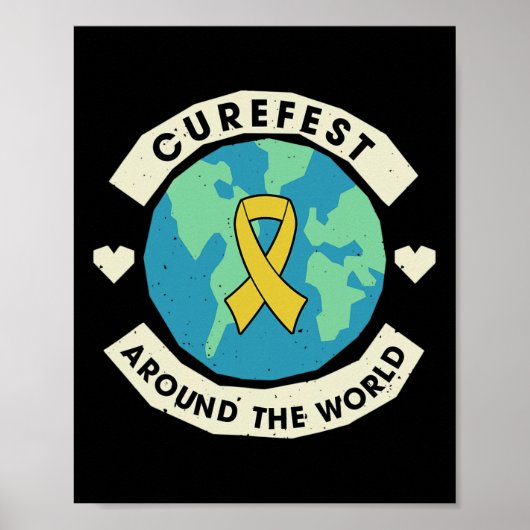 Weltweites Kinderkrebsrennen Poster (Vorne)