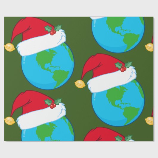 WeltweiWeihnachtsfeiertag Geschenkpapier (Flach)