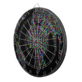 Weltweltweltweltkarte Dartscheibe (Vorderseite rechts)