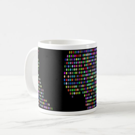Weltweltweltweltkarte Kaffeetasse (Vorderseite Links)
