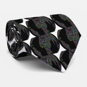 Weltweltweltweltkarte Krawatte (Gerollt)