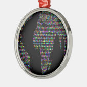 Weltweltweltweltkarte Ornament Aus Metall (Links)