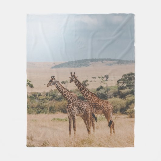 WELTWILDLIFE TAG FLEECEDECKE (Vorderseite)