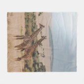 WELTWILDLIFE TAG FLEECEDECKE (Vorderseite (Horizontal))