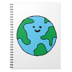 Weltwirtschaftliches Icon Happy Earth Clipart - Ec Notizblock