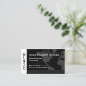 Weltwirtschaftsdienstleistungen Visitenkarte (Stehend Vorderseite)