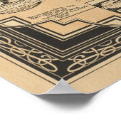 Weltwunder - eine Bildkarte Poster (Ecke)