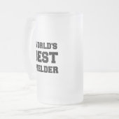 WELTWÜRDIGER MATTGLAS BIERGLAS (Vorderseite Links)