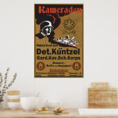 Weltww1 Deutsche Poster-Erholung Kameraden Poster (Küche)