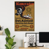 Weltww1 Deutsche Poster-Erholung Kameraden Poster (Heimbüro)