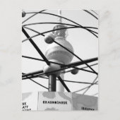 Weltzeituhr Fernsehturm Berlin Nr. 1 Postkarte (Vorderseite)