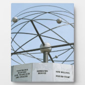 Weltzeituhr Fotoplatte (Vorderseite)