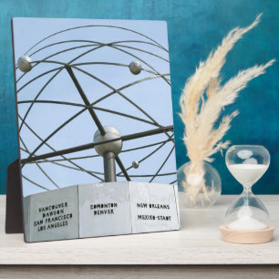 Weltzeituhr Fotoplatte