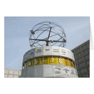 Weltzeituhr in Berlin