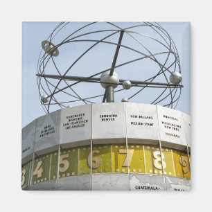 Weltzeituhr in Berlin Magnet