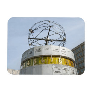 Weltzeituhr in Berlin Magnet