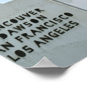 Weltzeituhr Poster (Ecke)