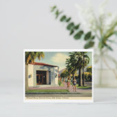 Welwood Library, Palm Springs, Kalifornien Vintag Postkarte (Stehend Vorderseite)