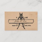 "Wem der Teufel Sie" viktorianische nennende Telefonnummerkarte (Vorderseite)